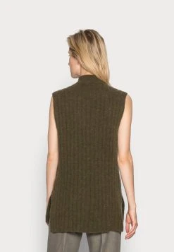 Sams&oslash;e Sams&oslash;e ETAY LONG VEST - Pullover Women -Samsøe Soldes 29790bb5ef224d83a33db62b451bf0f6