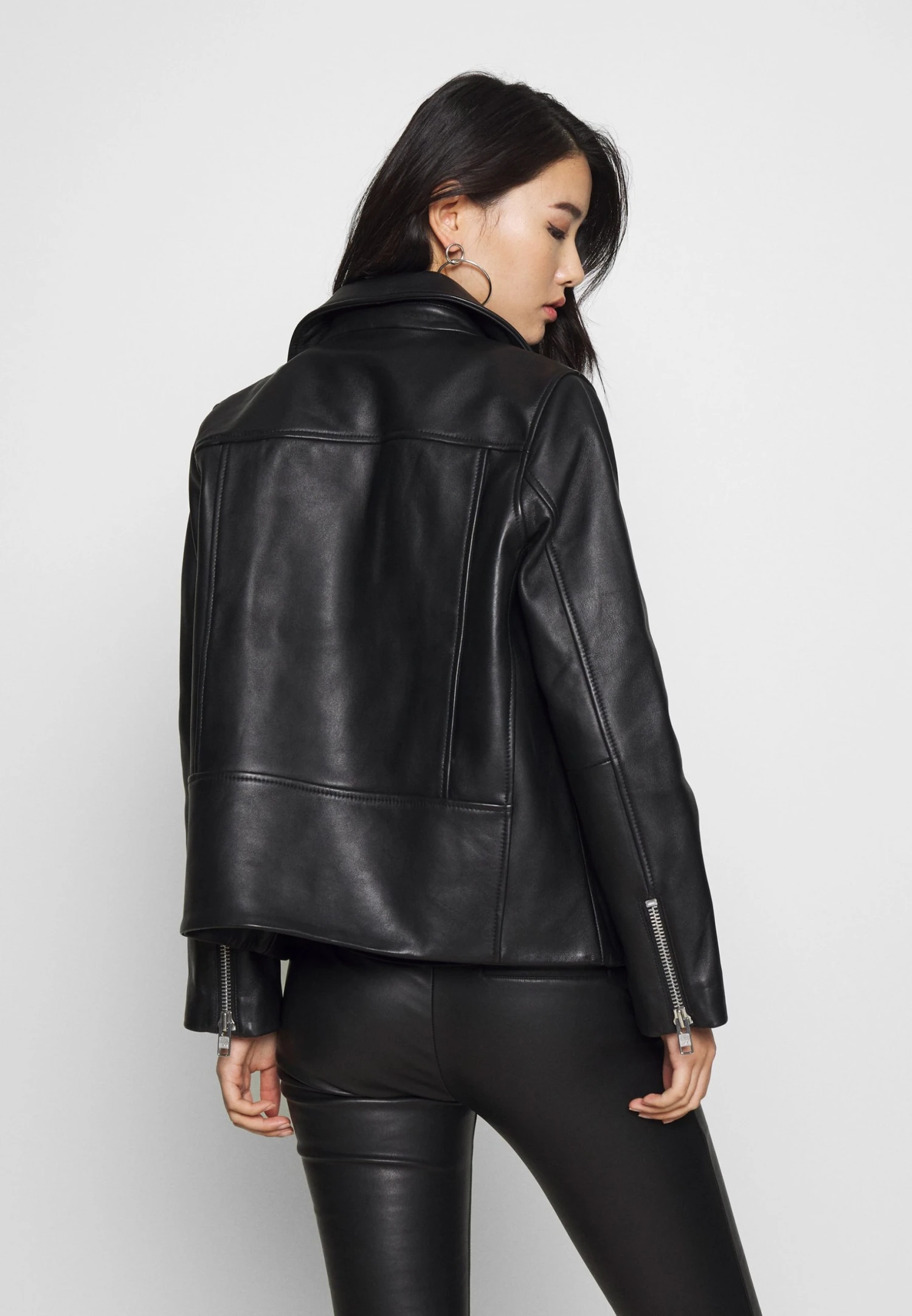 Samsøe Samsøe WELTER JACKET - Veste en cuir Women 5 Samsøe Samsøe WELTER JACKET - Veste en cuir Women – Image 3