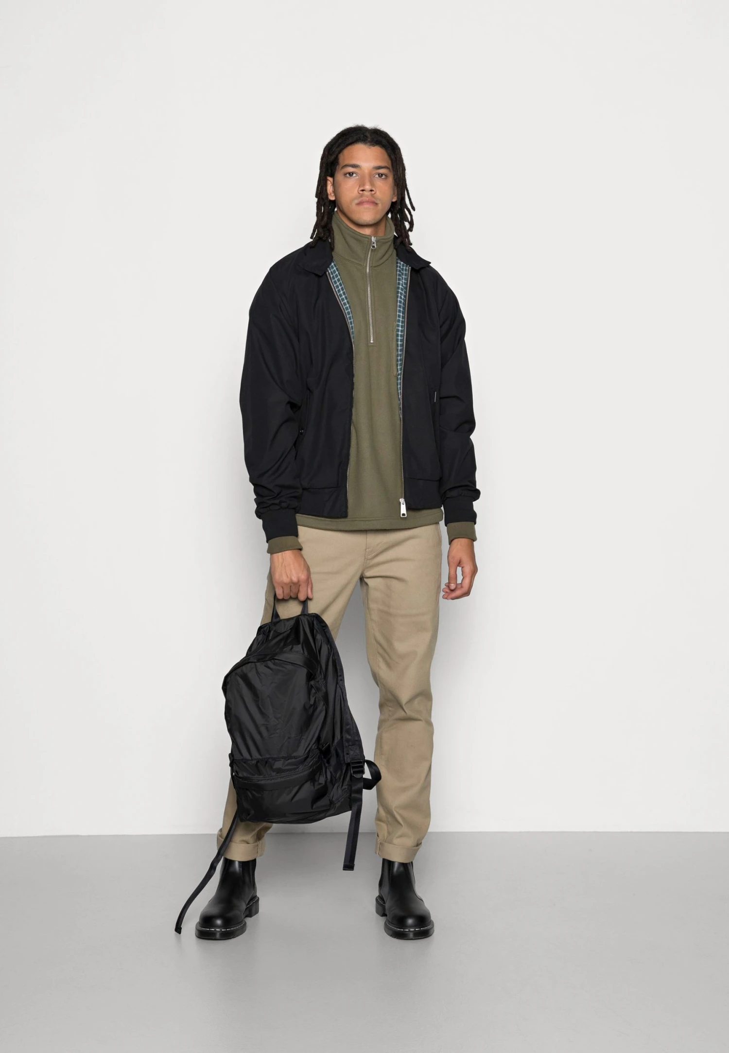 Samsøe Samsøe JARBO HALF ZIP - Sweat polaire Men 4 Samsøe Samsøe JARBO HALF ZIP - Sweat polaire Men – Image 2