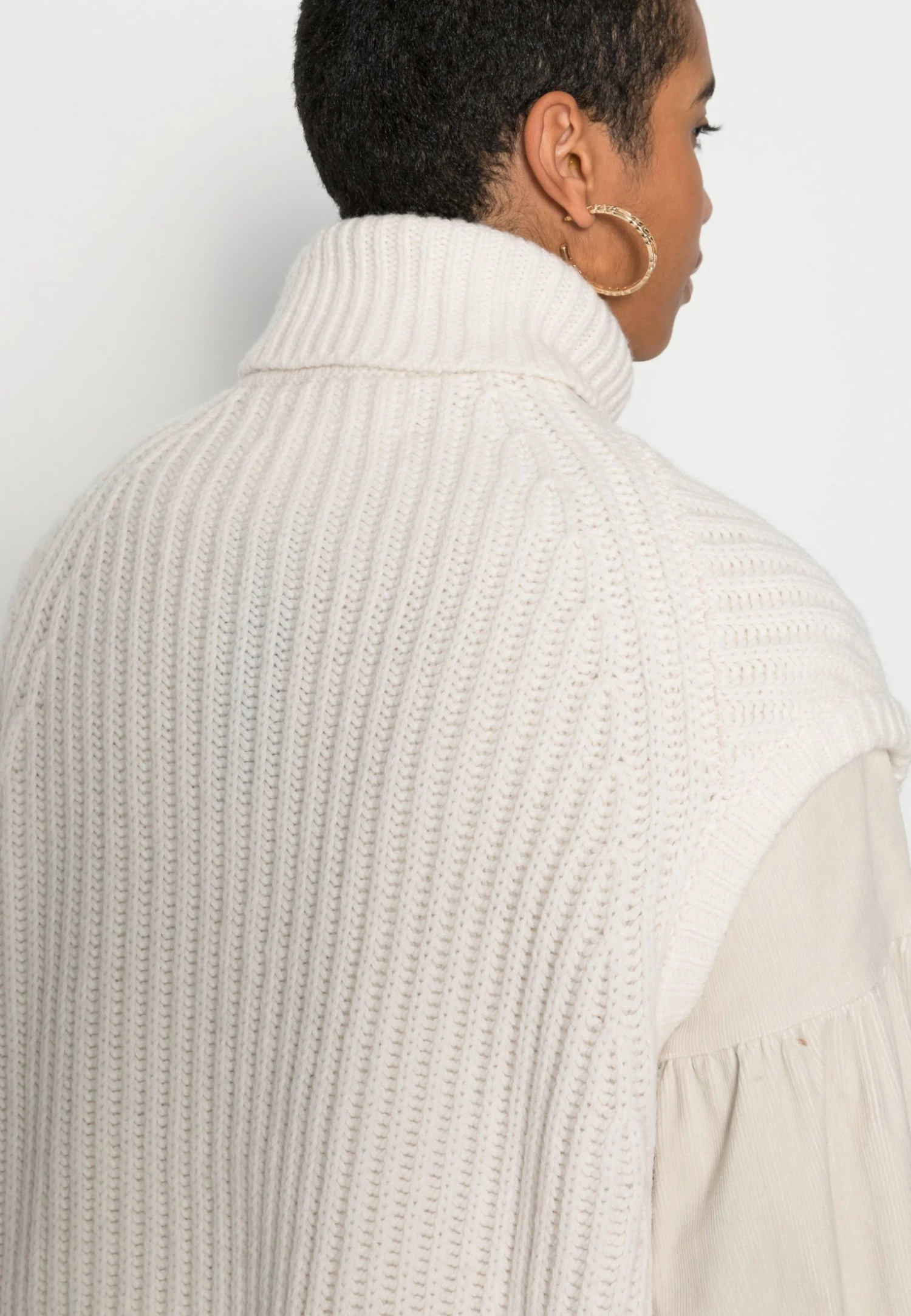 Samsøe Samsøe KEIKO T NECK VEST - Pullover Women 7 Samsøe Samsøe KEIKO T NECK VEST - Pullover Women – Image 5