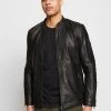 Samsøe Samsøe STARSHIP JACKET - Veste en cuir Men -Samsøe Soldes 77550d0dd9af4b10ab644e20a84db352