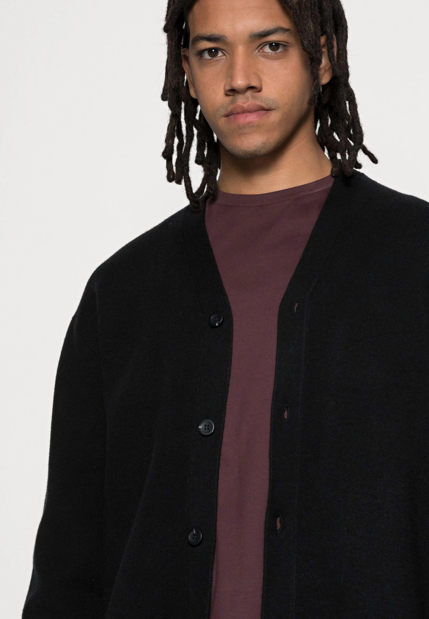 Samsøe Samsøe RYDER CARDIGAN - Gilet Men 7 Samsøe Samsøe RYDER CARDIGAN - Gilet Men – Image 5