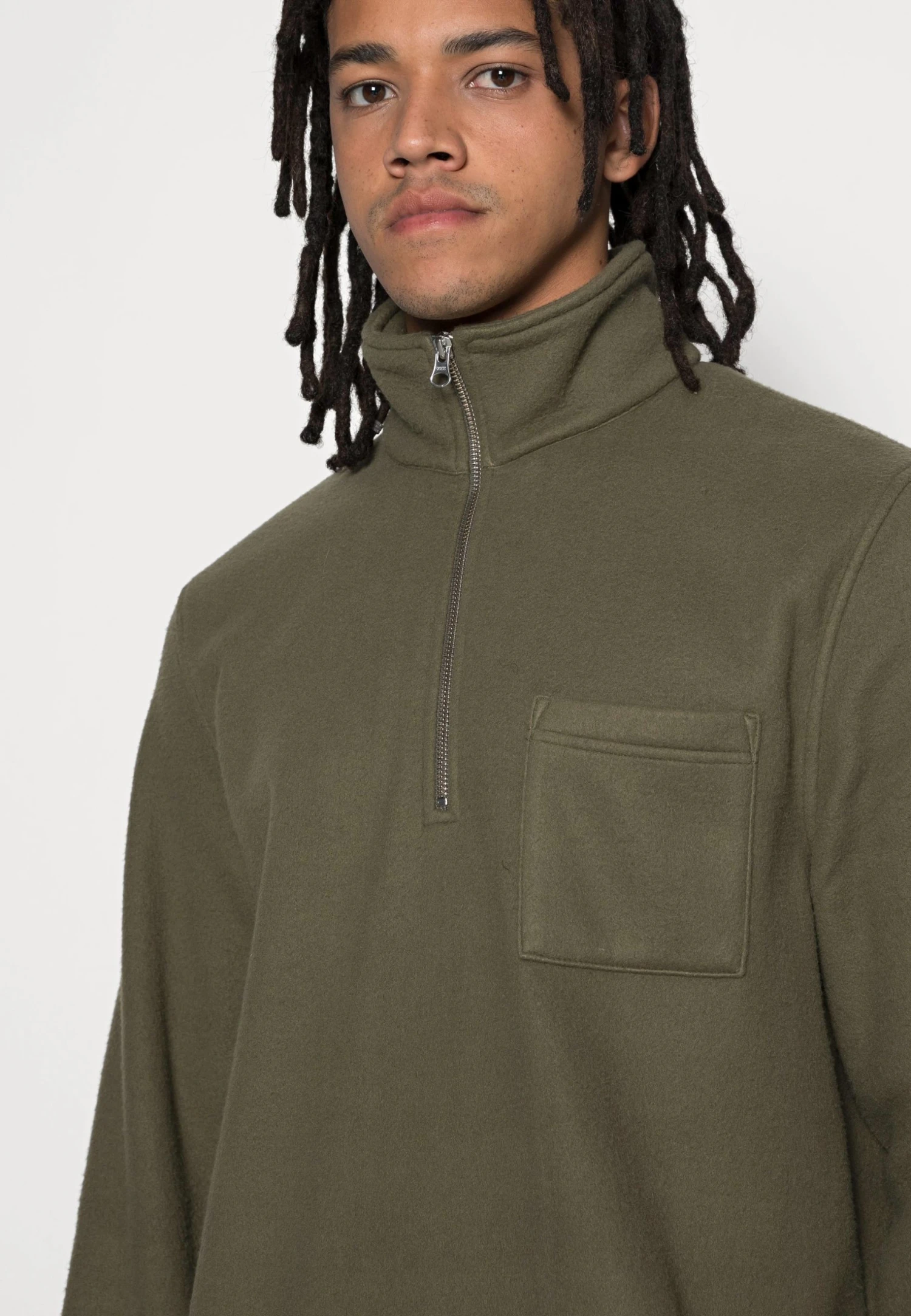 Samsøe Samsøe JARBO HALF ZIP - Sweat polaire Men 7 Samsøe Samsøe JARBO HALF ZIP - Sweat polaire Men – Image 5