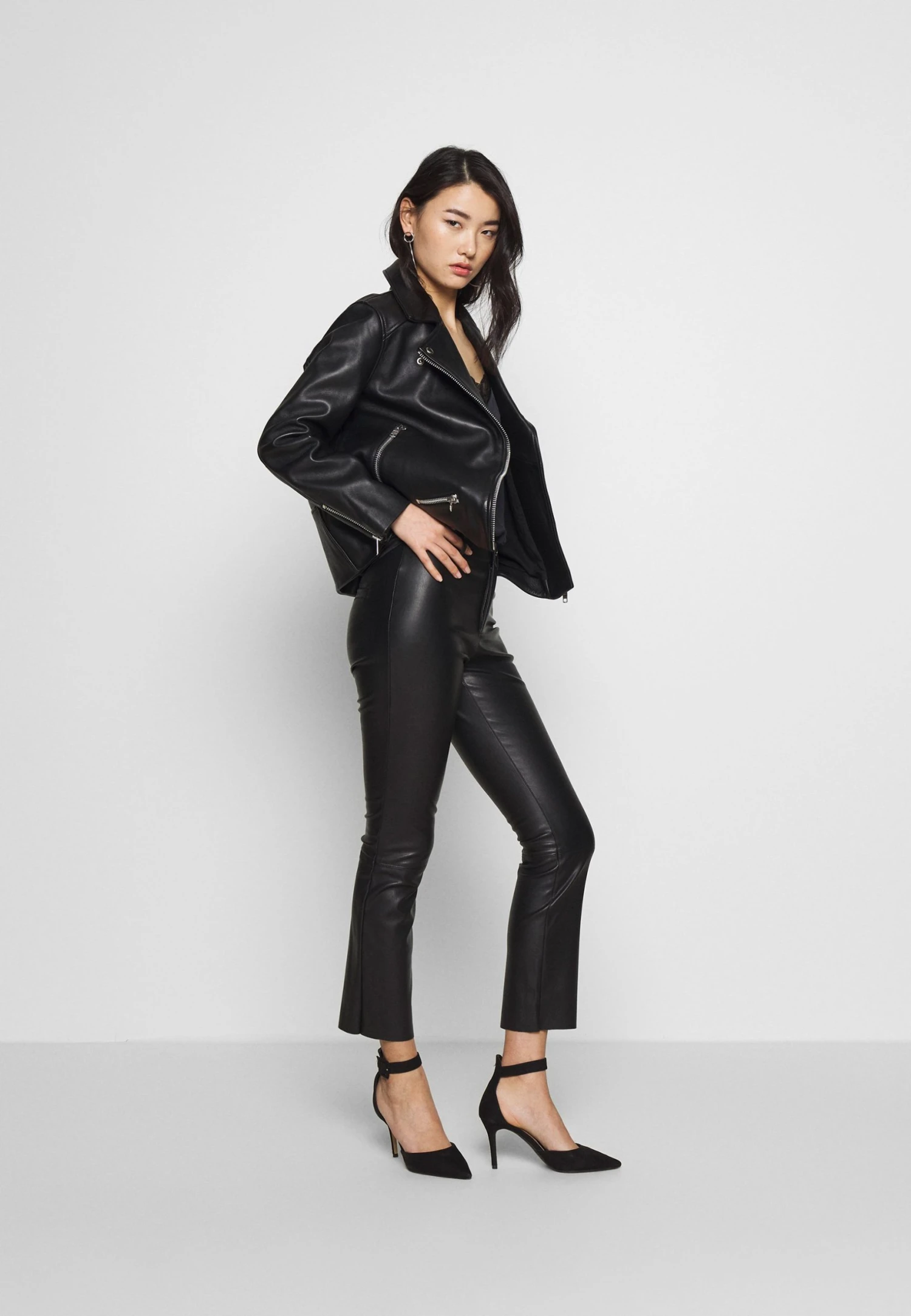 Samsøe Samsøe WELTER JACKET - Veste en cuir Women 4 Samsøe Samsøe WELTER JACKET - Veste en cuir Women – Image 2