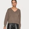 Samsøe Samsøe NIKA V NECK - Pullover Women -Samsøe Soldes 9a639f3716354a99bbcfcc016c6bc294