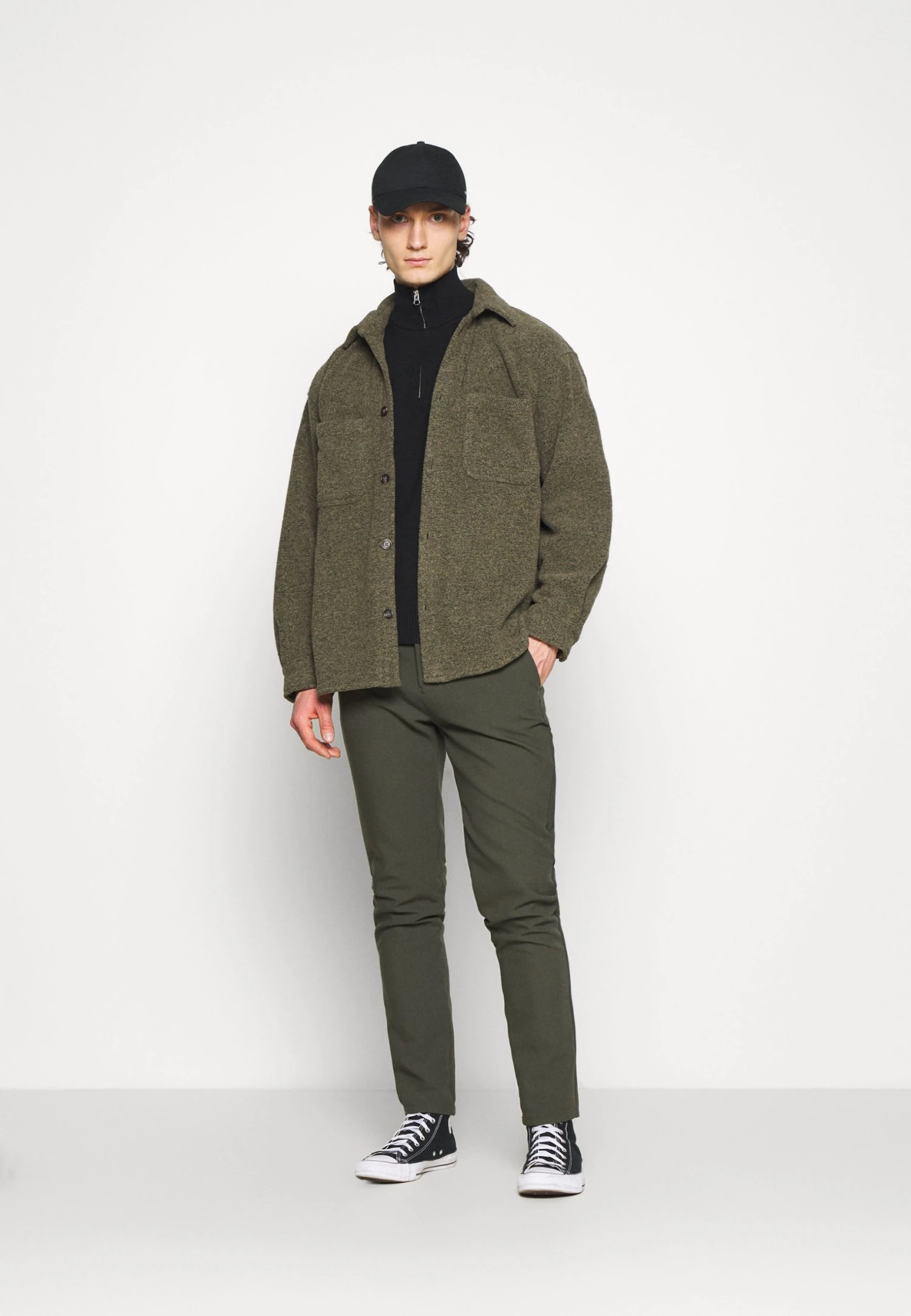 Samsøe Samsøe GUNA TURTLE NECK ZIP - Pullover Men 4 Samsøe Samsøe GUNA TURTLE NECK ZIP - Pullover Men – Image 2