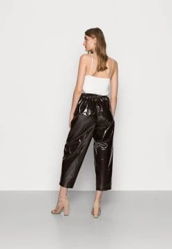 Sams&oslash;e Sams&oslash;e PALOMA TROUSERS - Pantalon en cuir Women -Samsøe Soldes a1f902e544ba490696a60944d3fd6116