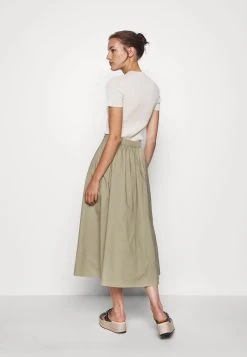 Samsøe Samsøe BARBARA LONG SKIRT - Jupe trapèze Women -Samsøe Soldes a86624220a9a412589237d943aa5f2fb